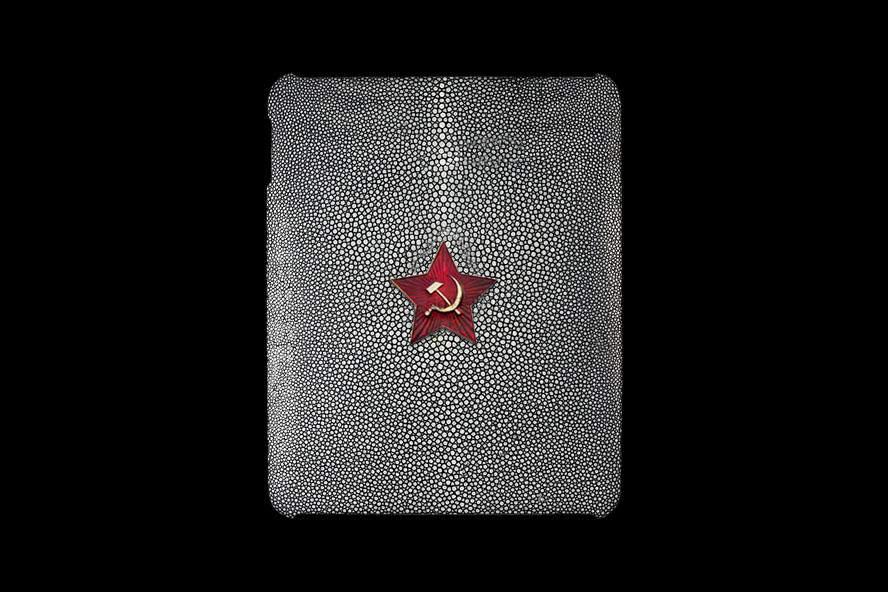 Exclusive Case with Gold 999 Apple 24ct. Case made from Carbon & Stingray Polished for MJ Apple iPad